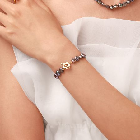 Natural Baroque Pearl Bracelet