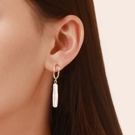 Baroque Pearl Drop Earrings
