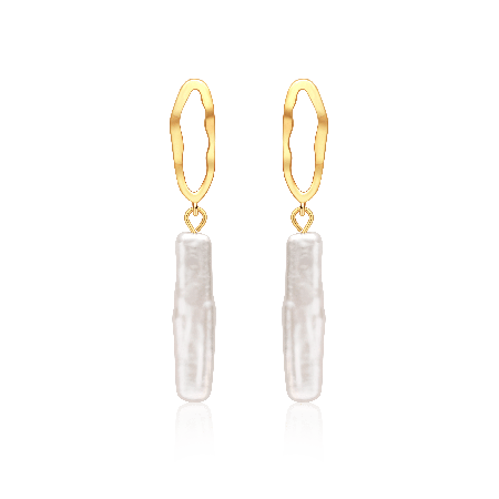 Baroque Pearl Drop Earrings