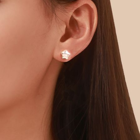 Natural Star Baroque Earrings