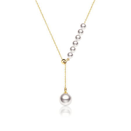 Adjustable Pearl Chain Necklace