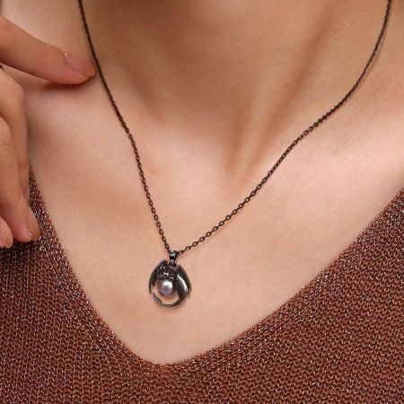 Dragon Pearl Pendant Necklace