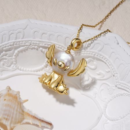 Monster Freshwater Pearl Pendant Necklace