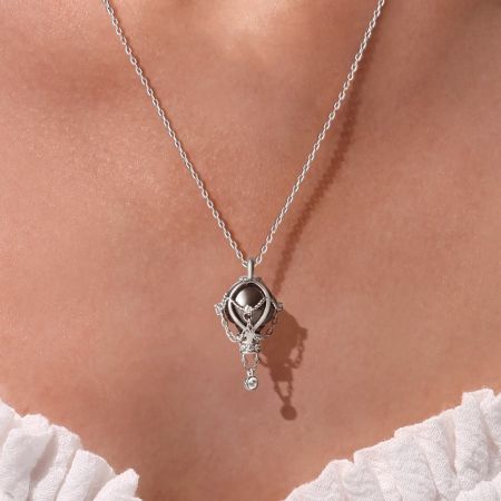 Hot Air Balloon Pendant Necklace