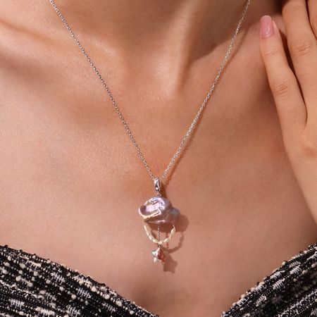 Cloud Star Freshwater Pearl Necklace