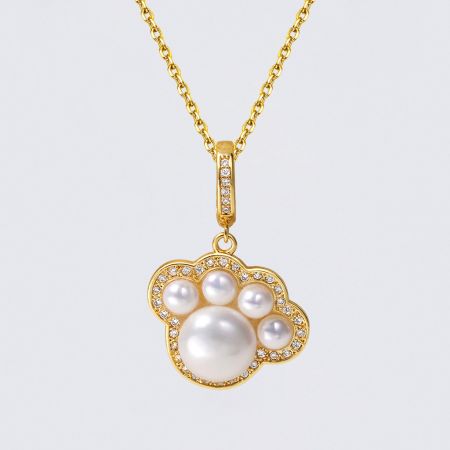 Pet Paws Pendant Necklace