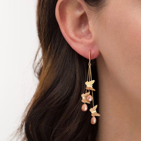 Butterfly Drop Earrings