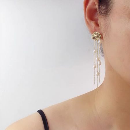 Asymmetric Clouds Drop Earrings