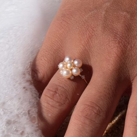 Flower Cluster Ring