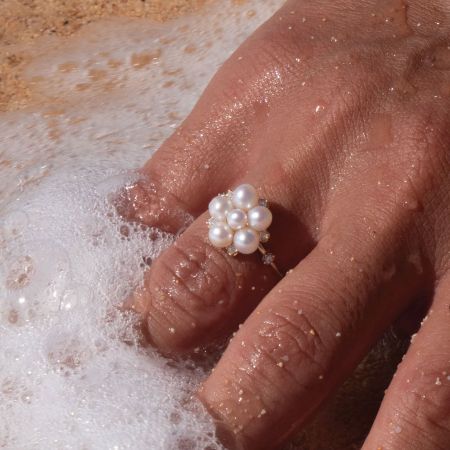 Flower Cluster Ring