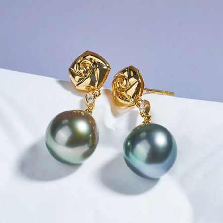 Rose Drop Earrings