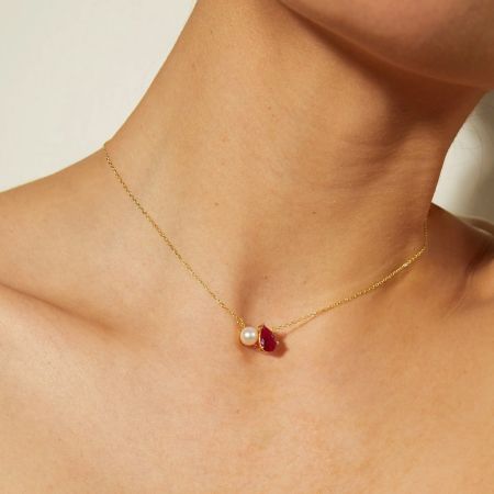 Birthstone Pendant Necklace