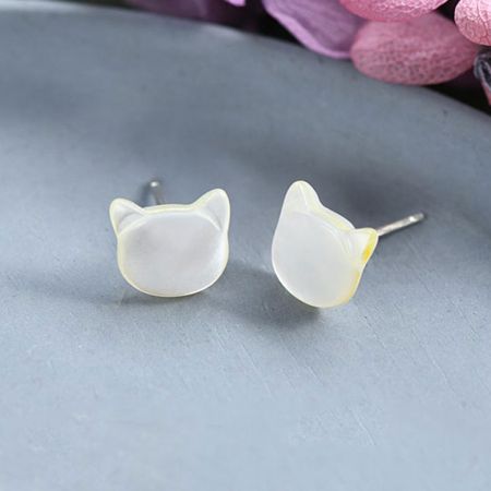 Cat Stud Earrings