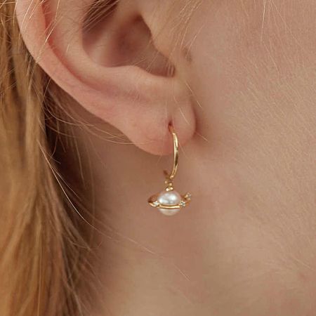Planet Drop Earrings