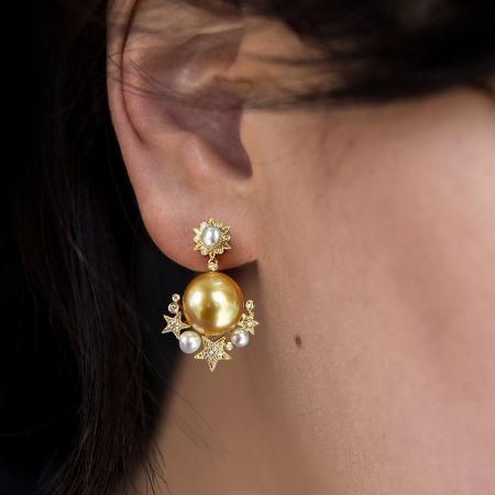 Star Drop Earrings