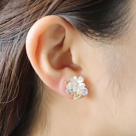 Flowers Stud Earrings