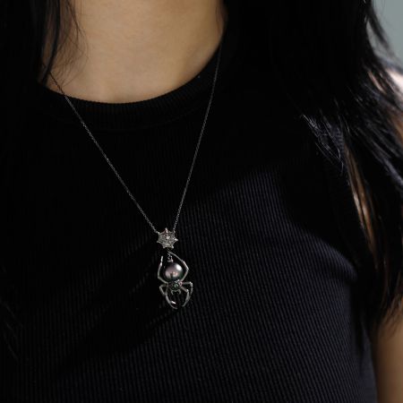 Spider Pendant Necklace