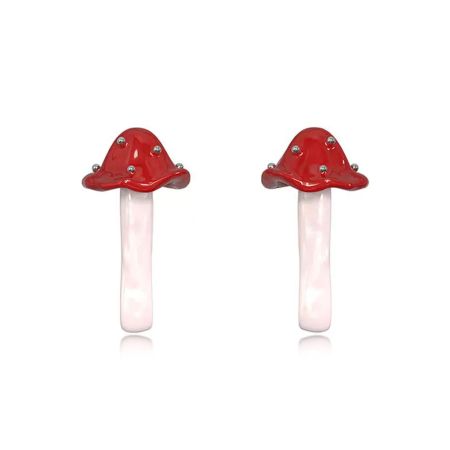 Mushroom Stud Earrings