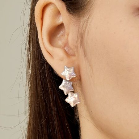 Star Drop Earrings