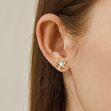 Starfish Stud Earrings