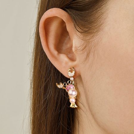 Lobster Stud Earrings