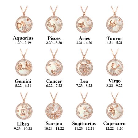 Leo Zodiac Pendant Necklace