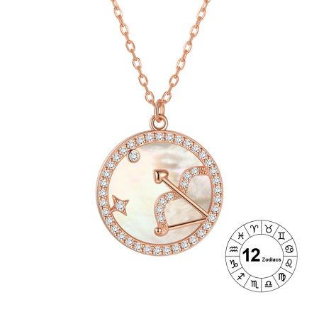 Sagittarius Zodiac Pendant Necklace