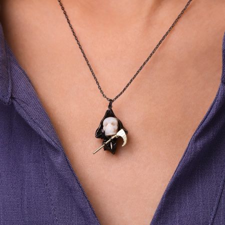 Grim Reaper Pendant Necklace