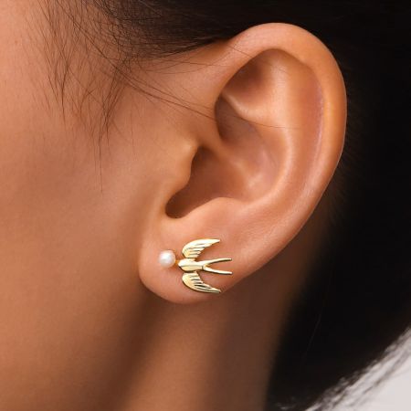 Flying Swallows Earrings