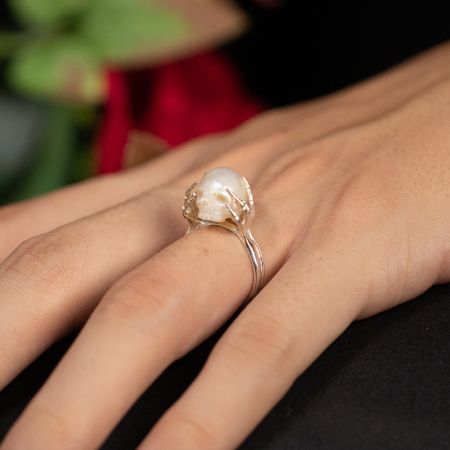 Skull Thinker Ring