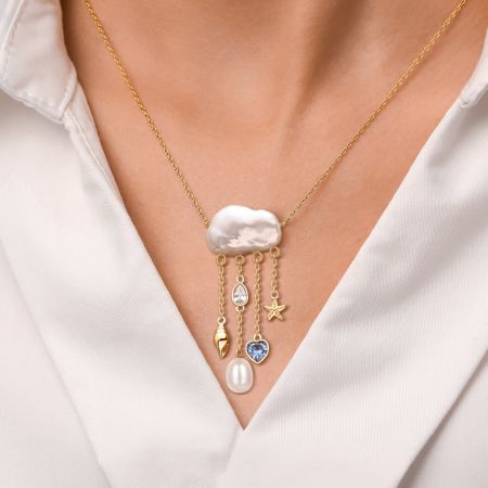 Clouds Pendant Necklace
