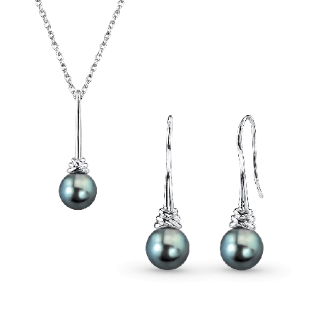 Black Pearl Jewelry Set