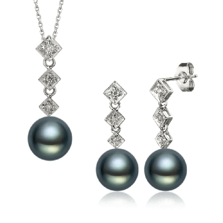 Black Pearl Jewelry Set