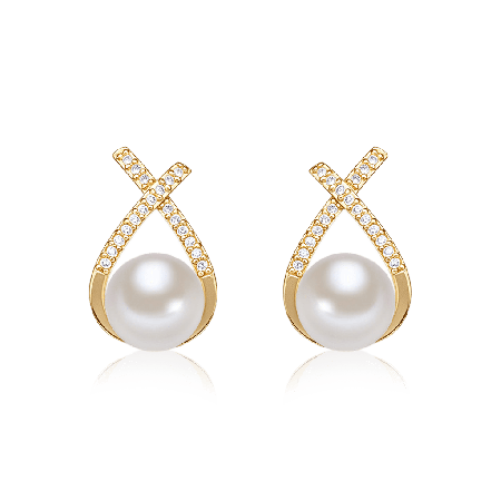 Freshwater Pearl Stud Earrings