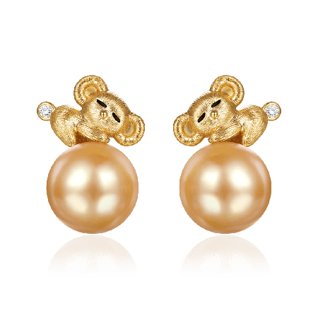 Sleeping Koala Stud Earrings