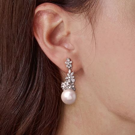 Flower Drop Earrings