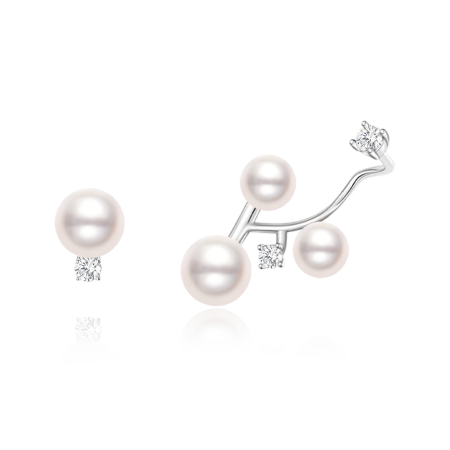Asymmetric Stud Earrings