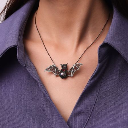 Bat Pendant Necklace