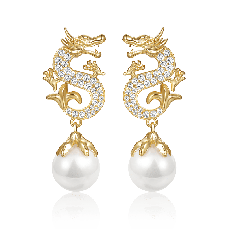 Dragon Drop Earrings
