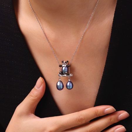 Panda Pendant Necklace