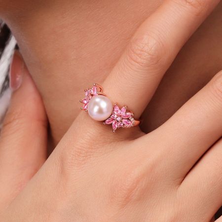 Pink Morganite Ring