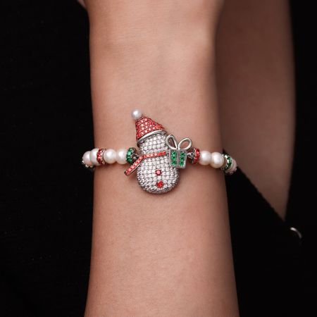 Snowman Strand Bracelet