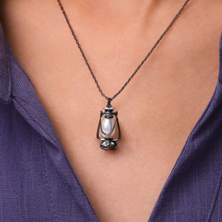 Lamp Pendant Necklace