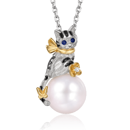 Cat Pendant Necklace