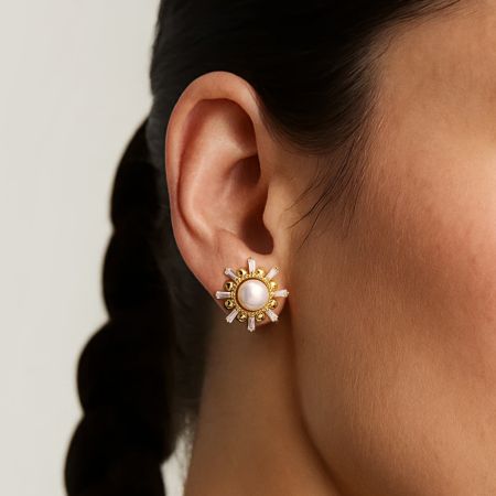Flower Stud Earrings
