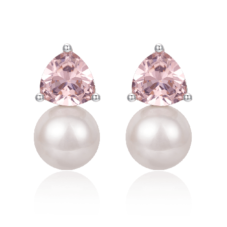 Pink Morganite Earrings