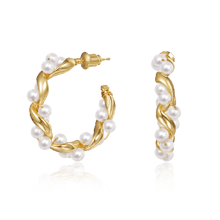 Twist Hoop Earrings