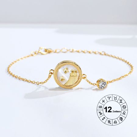 Gemini Zodiac Bracelet