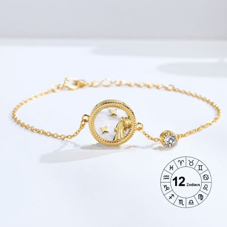 Aquarius Zodiac Bracelet