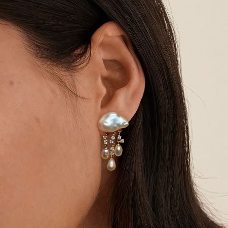 Cloud Stud Earrings